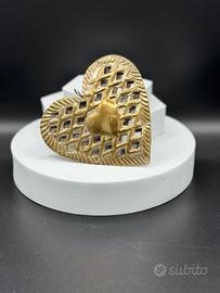 Cuore in metallo decorato