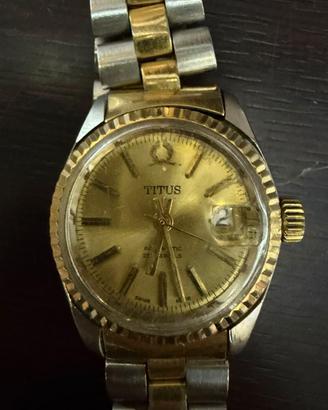 Orologio Titus Bicolore Automatico