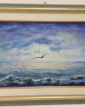 Quadro a olio marina