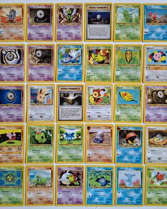 Carte Pokemon Neo Discovery - C e UC completo ITA