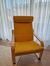 Poltrona ikea giallo senape 