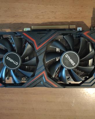 Scheda Video AMD Radeon RX 590 8GB GDD5 - QTHREE -
