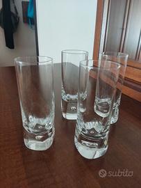  4 bicchieri in cristallo 