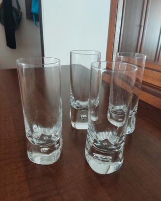  4 bicchieri in cristallo 