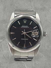 Rolex Oysterdate Precision Black Dial Ref. 6694