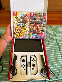 Nintendo switch OLED bianca