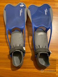 Pinne Tribord 45/47 regolabili snorkeling blu
