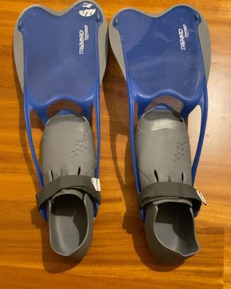Pinne Tribord 45/47 regolabili snorkeling blu