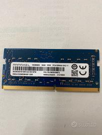 Ram DDR 4 notebook 16 gb