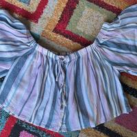 Camicia a righe colorata