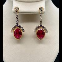 orecchini art decò stile antico 