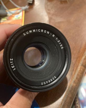 Lente leica vintage  con adatttaore canon