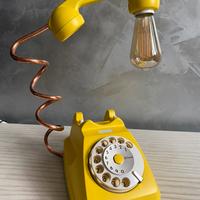Lampada telefono gialla