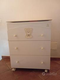 cassettiera bambino 