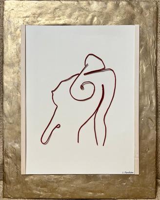 ARTE - NUDO DI DONNA - Tecnica mista