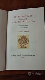 Libro  "Sette Ragazze Romane sulla Scena d'Europa 