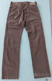 Pantalone jeans brand Gas, colore marrone, tg 48