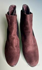 Stivaletti scamosciati marroni