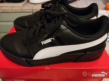 Puma nere sales e bianche