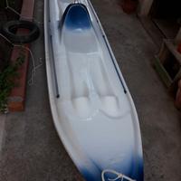 Canoa 2 posti in vetroresina
