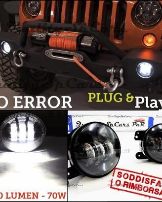 Fari FENDINEBBIA LED JEEP WRANGLER JK 4'' 6500K