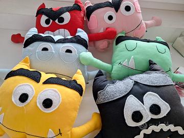 mostri peluche delle emozioni