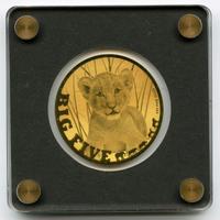 5000 FRANCHI ORO 999 LEONE CUCCIOLO WWF FORESTA