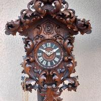 Orologio a Cucu' stile rococò  foresta nera 1880
