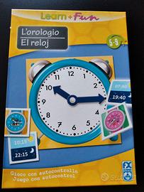 Gioco imparo l'orologio