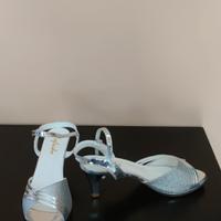 Scarpe donna eleganti argento 