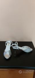 Scarpe donna eleganti argento 