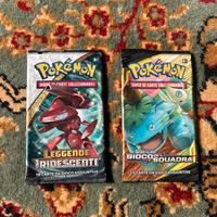 Bustine vuote pokemon