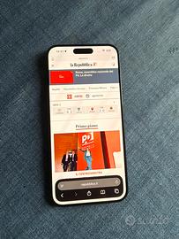 IPhone 15 pro max 512gb blu con apple care