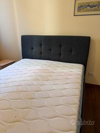 Letto matrimoniale IKEA 160x190 + materasso