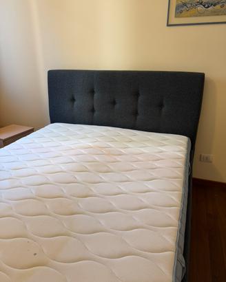 Letto matrimoniale IKEA 160x190 + materasso