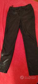 Pantalone ecopelle donna nero