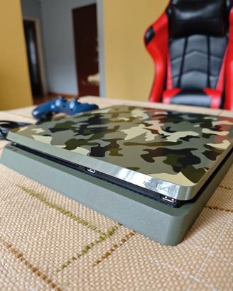 PS4 Slim limited edition WWII (color military)