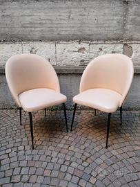 Coppia sedie design vintage 