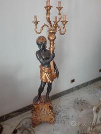 coppia di candelabri di arredamento