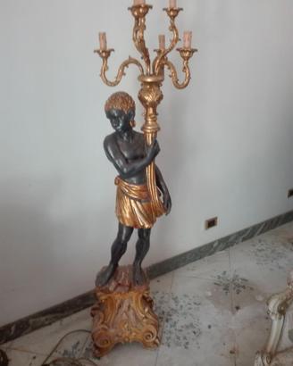 coppia di candelabri di arredamento