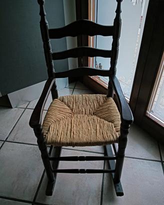 sedia a dondolo per bambini 