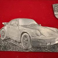 Quadro porsche 911 turbo argento