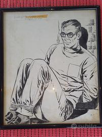 Tavola disegno originale fumetto rip Kirby 