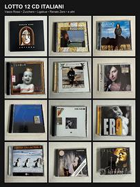 Lotto 12 CD Italiani Vasco Zucchero Ligabue