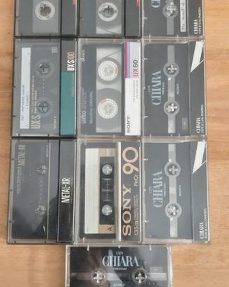 Stock cassette sony cromo ferrocromo metal