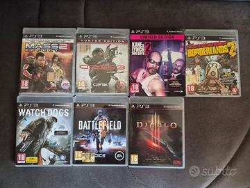 Lotto Giochi PS3 Playstation 3 vari titoli