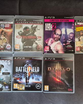 Lotto Giochi PS3 Playstation 3 vari titoli