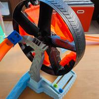 Hot Wheels - Playset Sfida Rotante con Lanciatori,