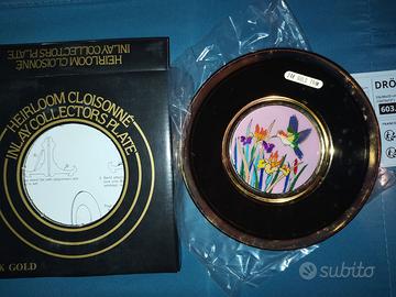 Piattini giapponesi bagnati in oro