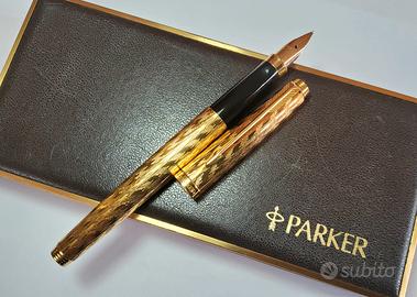 Parker 75 Flamme Stilografica Vintage RARA